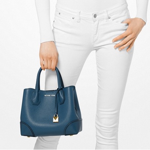 MICHAEL KORS MERCER GALLERY SMALL SATCHEL - Picture 4 of 8